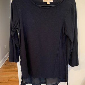 Navy Michael Kors blouse